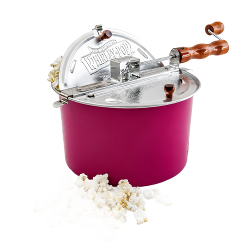 Whirley-Pop 6 Qt Popcorn Popper with Metal Gears - Pink