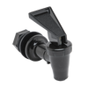 Standard black replacement spigot with wingnut and washers for water filters, suitable for emergency supplies, appliances, and water treatment collections.
