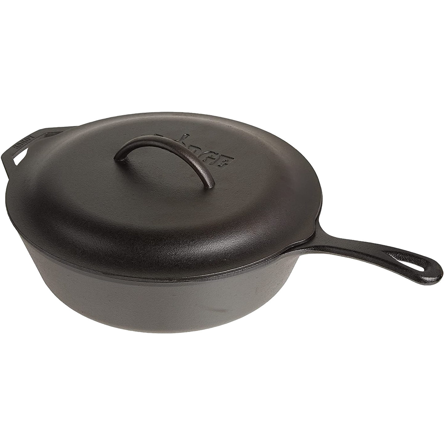 Deep cast iron chicken fryer with lid featuring self-basting nubs and skillet-style handle, pre-seasoned for exceptional heat retention and versatile use in Kitchen & Food, Cookware, and Cast Iron collections.