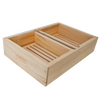 Handcrafted wooden top feeder for 8-frame hives with built-in wooden floats, Amish made in the USA, ideal for beekeeping and farm, garden & tool collections.
