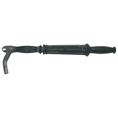 Black cast iron nail puller tool with a sliding rammer and ergonomic handle, designed for cleanly removing nails in Farm, Garden & Tool, and Hand Tools collections.