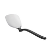 Flexible stainless steel grill spatula with a black ergonomic handle, designed for flipping, cutting, and scraping, featured in Kitchen & Food, Grilling, and Best Sellers collections.