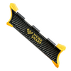 Compact pocket knife sharpener with black body and yellow corner grips, designed for quick blade sharpening, ideal for Farm, Garden & Tool, Hand Tools, Sharpening, and Knives & Axes collections.