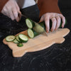 German-Made Beechwood Pig Cutting Board – 12" x 6"