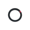 Handcrafted black rubber seal ring for water pump cylinder, made in USA, designed for durable performance in deep well pumps and listed in Water Pumps and Pump Parts collections.