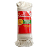 Pack of four natural cotton fiber braided sash cords with low stretch and 30 lb load limit, ideal for outdoor clothesline and drying accessories in home and laundry supplies collections.