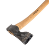 Hand-forged Swedish steel axe with a curved American hickory handle, featuring a durable single bit head, perfect for Farm, Garden & Tool, Wood Cutting and Hauling, and Best Sellers collections.