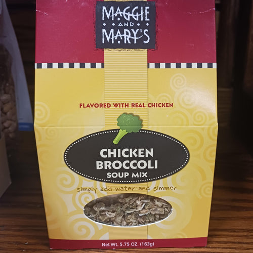 Handcrafted chicken broccoli soup mix made in USA with real chicken, easy to prepare by adding water, perfect for Kitchen & Food, Dry Goods and Mixes, Soups, Best Sellers, and Promo Eligible collections.