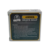 Amber-scented shaving soap packaged in a small box with usage directions, featured in Health & Wellness, Grooming and Personal Hygiene, Soaps and Soapmaking, USA Made, Best Sellers, and Promo Eligible collections.