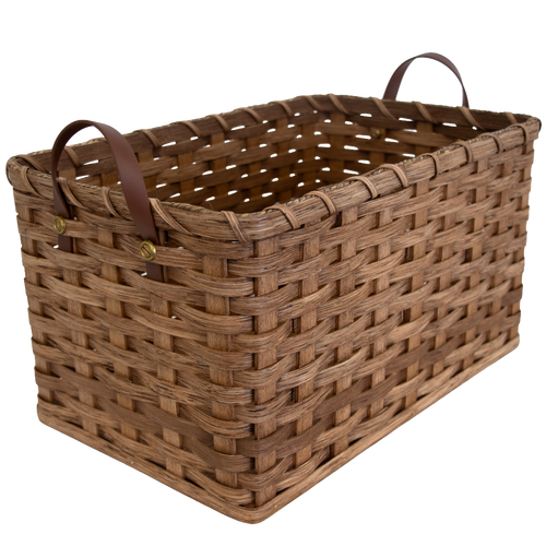 Amish-Made Handwoven Toy Basket