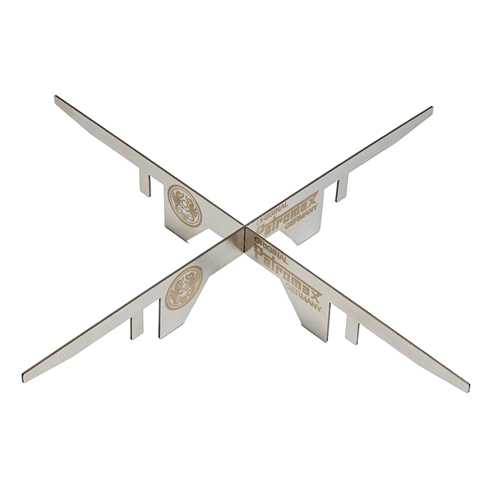 Handcrafted stainless steel Petromax Fire Stand for outdoor cooking heat support, durable design ideal for Farm, Garden & Tool, Camping, Best Sellers, and Promo Eligible collections.