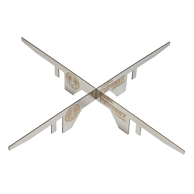 Handcrafted stainless steel Petromax Fire Stand for outdoor cooking heat support, durable design ideal for Farm, Garden & Tool, Camping, Best Sellers, and Promo Eligible collections.