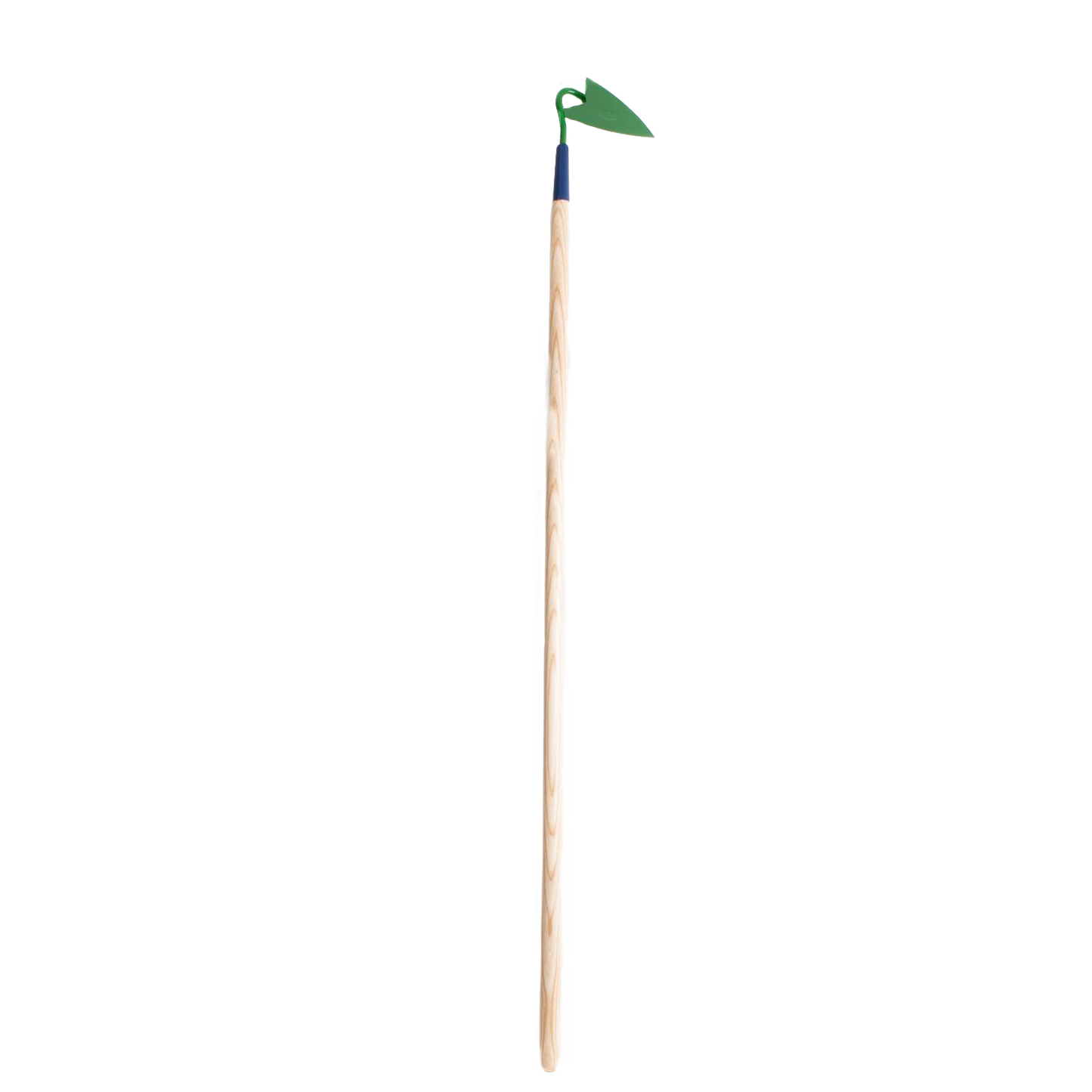 Handcrafted furrowing hoe with a sharp green high-carbon Swedish steel blade and lightweight 54-inch hickory handle, made in USA by Amish craftsmen, ideal for Farm, Garden & Tool collections.