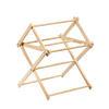 Handcrafted wooden toy clothes dryer with natural finish, Amish made in the USA, designed for imaginative play, part of Toys, Dryers and Drying Accessories, and Children's Toys collections.