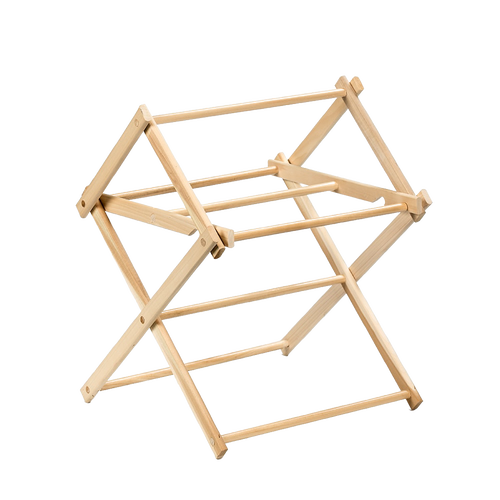 Handcrafted wooden toy clothes dryer with natural finish, Amish made in the USA, designed for imaginative play, part of Toys, Dryers and Drying Accessories, and Children's Toys collections.