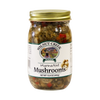Handcrafted jar of marinated mushrooms with red peppers, onions, and spices, made in USA, perfect for Kitchen & Food, Pantry, Snacks and Sweets, and Best Sellers collections.
