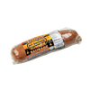 Vacuum-sealed, pit smoked summer sausage crafted in USA with a blend of pork and beef, ideal for Kitchen & Food, Snacks and Sweets, Pantry, Meats, USA Made, and Best Sellers collections.