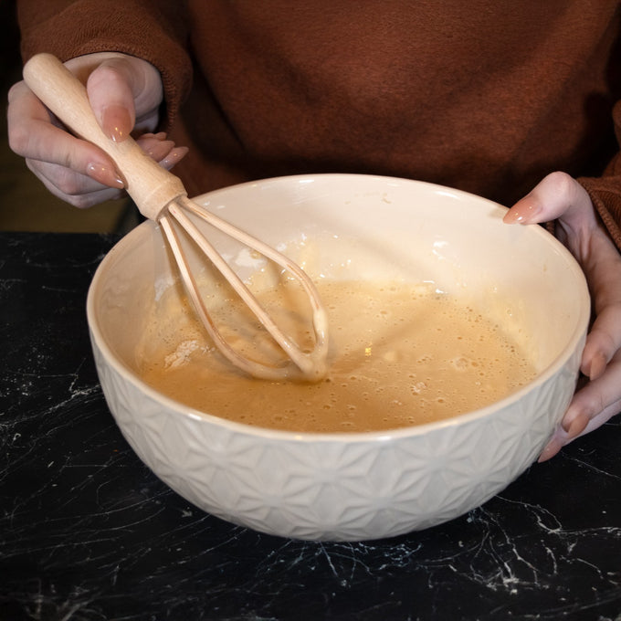 German-Made Beechwood Whisk