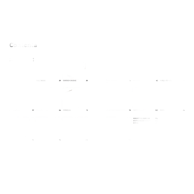 Detailed woodworking plan diagram showing labeled measurements and parts for a diy outdoor project, suitable for home and garden how-to books and woodworking enthusiasts.