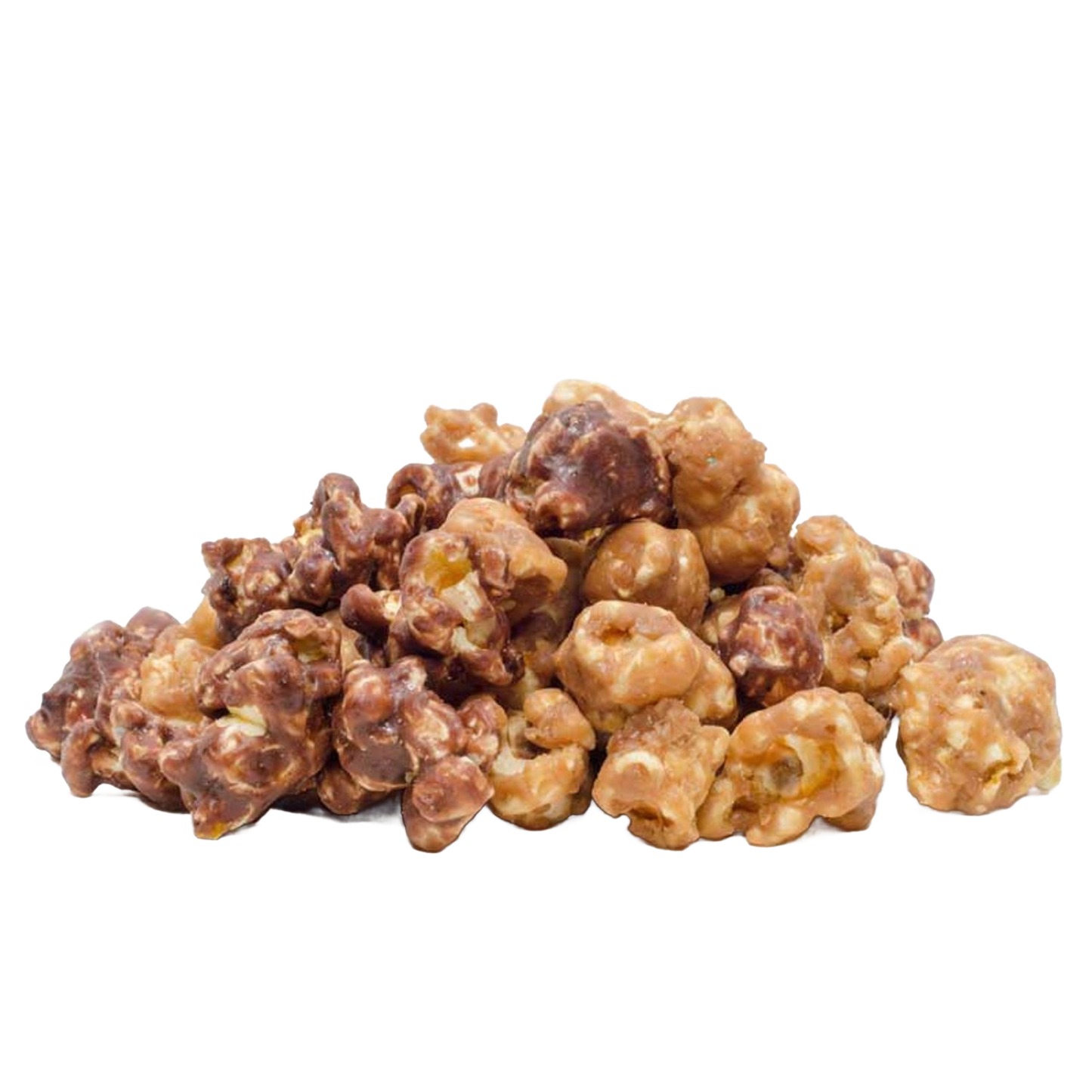 Pile of handcrafted popcorn in a rich blend of chocolate and caramel flavors, freshly made in USA, perfect for Kitchen & Food, Snacks and Sweets, Popcorn, USA Made, Best Sellers, and Promo Eligible collections.