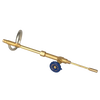 Brass carburetor rod and washer assembly with a blue adjustment knob, designed as a replacement part for pressure lamps, featured in Lamps & Lighting and Parts and Accessories collections.