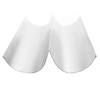 Set of two heavy gauge tinplate steel baguette pans with curved design for baking crusty European-style breads, ideal for Kitchen & Food and Bread Making Supplies collections.