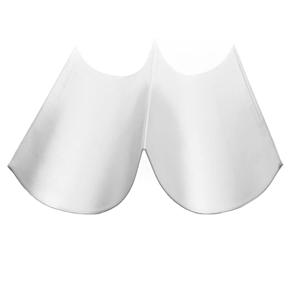 Set of two heavy gauge tinplate steel baguette pans with curved design for baking crusty European-style breads, ideal for Kitchen & Food and Bread Making Supplies collections.