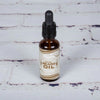 Handcrafted amber glass bottle of locally-made all-natural beard oil with dropper cap, featured in Health & Wellness, Grooming and Personal Hygiene, USA Made, Best Sellers, and Promo Eligible collections.