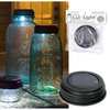 Solar Light Jar Lid - Rustic Brown