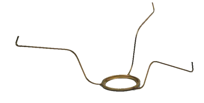Metal tripod designed for use with Aladdin paper or parchment shades, compatible with specific lamp models, ideal for Lamps & Lighting, Parts and Accessories, Shade Rings and Holders, and Best Sellers collections.