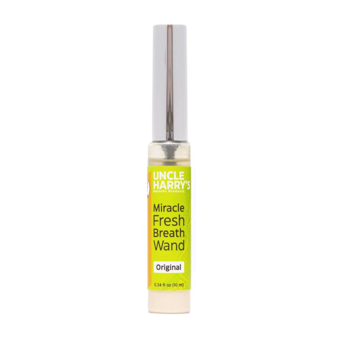 Handcrafted portable fresh breath wand with alkalizing solution, gluten free, vegan, and made in USA, featured in Health & Wellness, Grooming and Personal Hygiene, and Best Sellers collections.