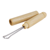 Reusable ear cleaning tool featuring a smooth wooden handle and medical-grade stainless steel loop, designed for safe wax removal; included in Health & Wellness, Grooming and Personal Hygiene, Best Sellers, and Promo Eligible collections.