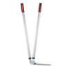 Garden edging shears with sharp blades and durable tubular steel handles featuring navy and orange grips, ideal for precise lawn and flowerbed trimming in farm and garden care.
