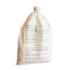Natural fabric drawstring bag containing handcrafted carrot spice cake mix with detailed nutrition facts and baking instructions, ideal for Kitchen & Food, Pantry, Dry Goods and Mixes, Best Sellers, Promo Eligible collections.