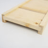 Handcrafted solid wooden base board for a 5-frame hive, made in the USA by Amish artisans, designed for Farm, Garden & Tool and Beekeeping Supplies collections.