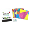 Origami kit for beginners including a detailed instruction guide, colorful folding papers with patterns for birds and animals, and a small pack of googly eyes, part of Toys, Books & Games, Children's Toys, Arts and Crafts, Best Sellers, and Promo Eligible collections.