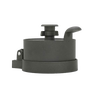 Compact black metal burger press with adjustable thickness lever and handle for crafting uniform patties, ideal for Kitchen & Food, Specialty Equipment, Butchering Supplies, and Best Sellers collections.