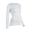 Slim-fit women's thermal shirt made from cotton-rich, circular waffle knit fabric, handcrafted for warmth and comfort, featured in Health & Wellness and Clothing collections.