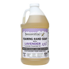 Large 64-ounce container of handcrafted natural foaming hand soap refill, scented with lavender essential oil, made in the USA, featured in Health & Wellness and Soaps collections.