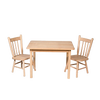 Handcrafted Amish-made Eli & Mattie 3-piece children’s set with square wooden table and two chairs, designed for indoor play, Toys, Books & Games, USA Made collections.