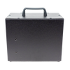 Compact black metal power inverter with a sturdy top handle, designed for reliable portable energy conversion in farm, garden, and emergency supply use.