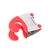 Compact stainless steel clip with red silicone grips designed to securely hold a pot clip spoon holder, perfect for Kitchen & Food and Kitchen Gadgets collections.