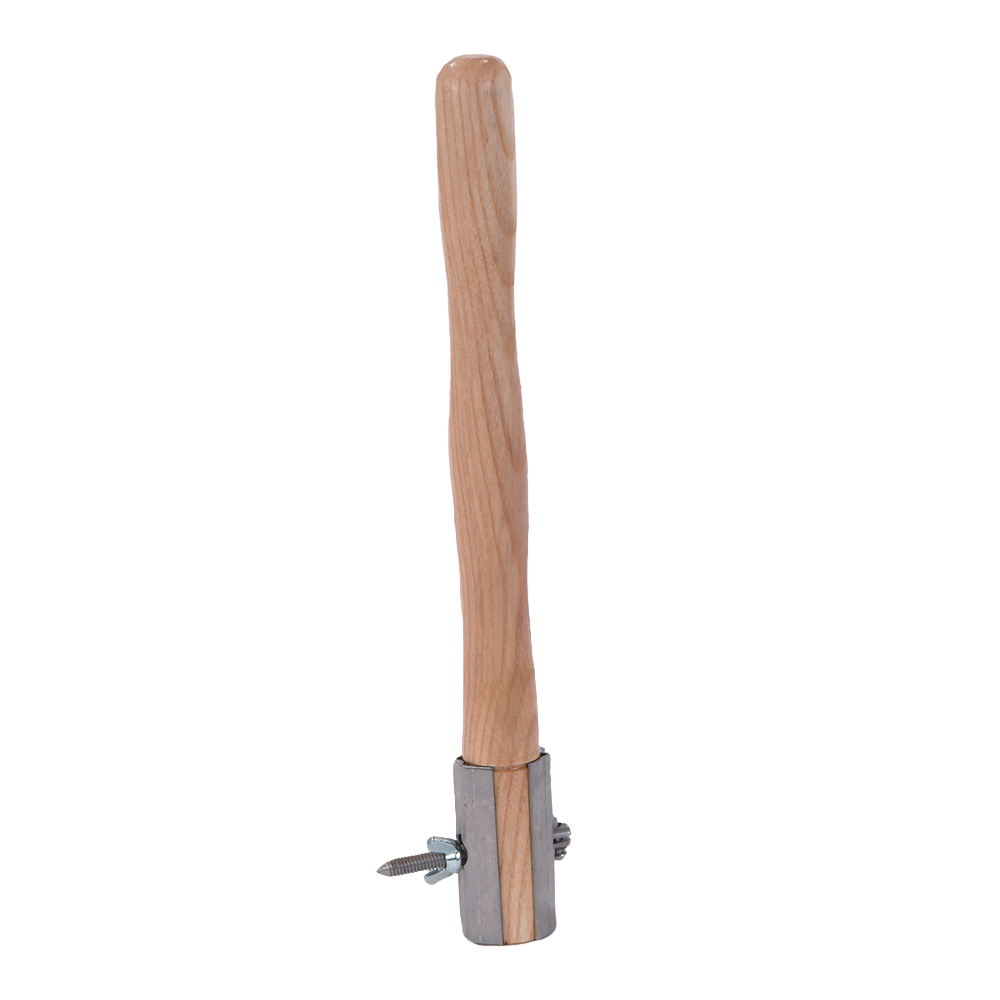 Handcrafted hardwood saw handle with smooth finish and reinforced steel socket, designed for comfort and durability, part of Farm, Garden & Tool and USA Made collections.