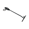 Curved metal lid lifter with ergonomic handle designed for safely lifting hot Dutch oven lids, featured in Farm, Garden & Tool, Camping, Best Sellers, and Promo Eligible collections.