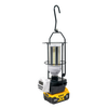 Compact hanging LED light with black frame and digital timer, powered by a yellow and black cordless battery pack, ideal for Lamps & Lighting, Battery, Solar, LED, Best Sellers, and Promo Eligible collections.