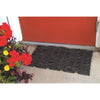 Handcrafted durable doormat made from tightly woven recycled tire strips in a traditional pattern, ideal for Home & Decor, Household Helpers, Best Sellers, and Promo Eligible collections.