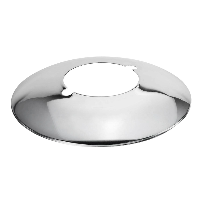 Polished metal reflector designed to enhance and focus downward light from pressure lamps, ideal for Lamps & Lighting, Parts and Accessories, Other Parts, Best Sellers, and Promo Eligible collections.
