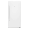 Tall upright gas freezer in white with a long vertical handle and minimalist control panel, Amish made in the USA, featured in Appliances, Best Sellers, and Refrigerators and Freezers collections.