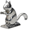 Cast aluminum nutcracker shaped like a playful squirrel with detailed features, designed for cracking nuts, part of Kitchen & Food, Food Prep, Choppers and Cutters, Best Sellers collections.