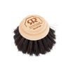 Replacement brush head featuring soft horsehair bristles and wooden base, suitable for sustainable household cleaning and home decor collections.